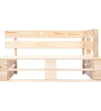 Outdoor-Ecksofa Paletten Kiefernholz Imprägniert