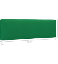 2-Sitzer-Palettensofa mit Kissen Imprägniertes Kiefernholz