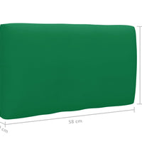 2-Sitzer-Palettensofa mit Kissen Imprägniertes Kiefernholz