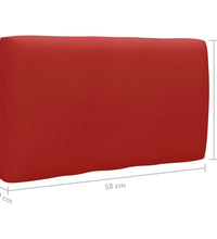 2-Sitzer-Palettensofa mit Kissen Imprägniertes Kiefernholz