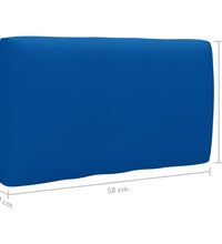 2-Sitzer-Palettensofa mit Kissen Imprägniertes Kiefernholz