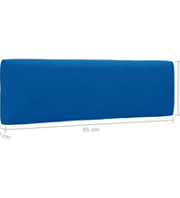 2-Sitzer-Palettensofa mit Kissen Imprägniertes Kiefernholz