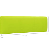 2-Sitzer-Palettensofa mit Kissen Imprägniertes Kiefernholz