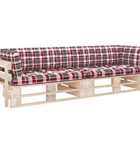 2-Sitzer-Palettensofa mit Kissen Imprägniertes Kiefernholz