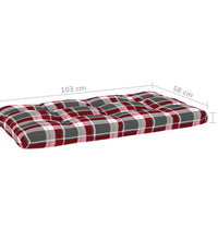 2-Sitzer-Palettensofa mit Kissen Imprägniertes Kiefernholz
