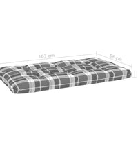 2-Sitzer-Palettensofa mit Kissen Imprägniertes Kiefernholz