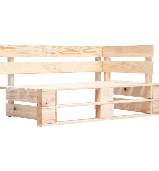 6-tlg. Paletten-Lounge-Set mit Kissen Imprägniertes Kiefernholz
