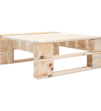 6-tlg. Paletten-Lounge-Set mit Kissen Imprägniertes Kiefernholz
