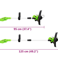 Elektro-Rasentrimmer mit Teleskopstiel 29 cm 550 W