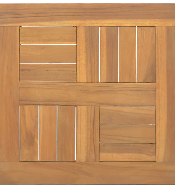 Tischplatte Quadratisch 40x40x2,5 cm Massivholz Teak