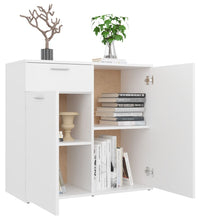 Sideboard Weiß 80x36x75 cm Holzwerkstoff