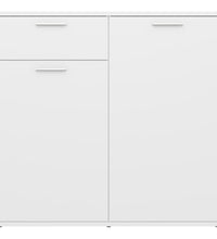 Sideboard Weiß 80x36x75 cm Holzwerkstoff