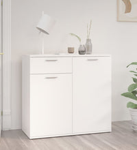 Sideboard Weiß 80x36x75 cm Holzwerkstoff