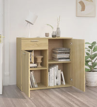 Sideboard Sonoma-Eiche 80x36x75 cm Holzwerkstoff