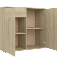 Sideboard Sonoma-Eiche 80x36x75 cm Holzwerkstoff