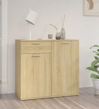 Sideboard Sonoma-Eiche 80x36x75 cm Holzwerkstoff