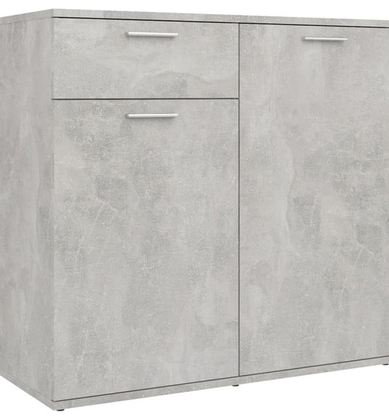 Sideboard Betongrau 80x36x75 cm Holzwerkstoff