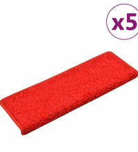 Stufenmatten 5 Stk. 65x21x4 cm Rot