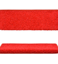 Stufenmatten 5 Stk. 65x21x4 cm Rot