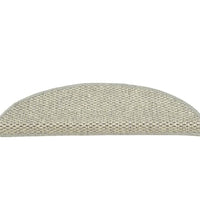 Treppenmatten Selbstklebend Sisal-Look 15 Stk 56x17x3 Hellgrün