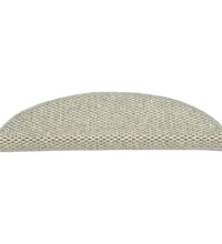 Treppenmatten Selbstklebend Sisal-Look 15 Stk 65x21x4 Hellbeige