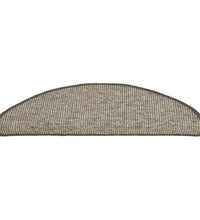 Stufenmatten Selbstklebend 15 Stk. Grau und Beige 65x21x4 cm