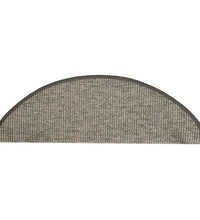 Stufenmatten Selbstklebend 15 Stk. Grau und Beige 65x21x4 cm