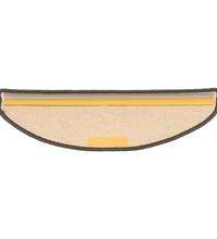 Stufenmatten Selbstklebend 15 Stk. Grau und Beige 65x21x4 cm