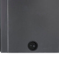 LED-Spiegelschrank fürs Bad Glänzend Grau 50x14x60 cm
