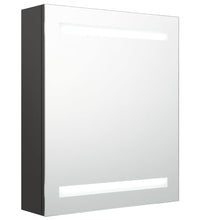 LED-Bad-Spiegelschrank Anthrazit 50x14x60 cm
