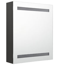LED-Bad-Spiegelschrank Anthrazit 50x14x60 cm