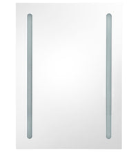 LED-Spiegelschrank fürs Bad Betongrau 50x13x70 cm
