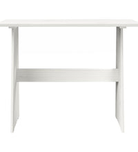 Esstisch mit Bank REINE Weiß Massivholz Kiefer