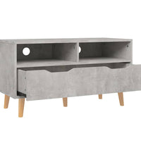 TV-Schrank Betongrau 90x40x48,5 cm Holzwerkstoff