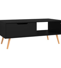 Couchtisch Schwarz 100x49,5x43 cm Holzwerkstoff