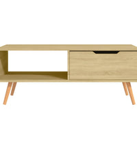 Couchtisch Sonoma-Eiche 100x49,5x43 cm Holzwerkstoff
