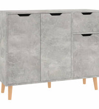 Sideboard Betongrau 90x30x72 cm Holzwerkstoff