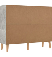 Sideboard Betongrau 90x30x72 cm Holzwerkstoff