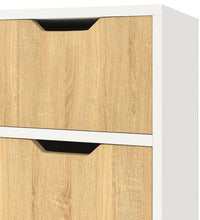 Sideboard Weiß und Sonoma-Eiche 90x30x72 cm Holzwerkstoff