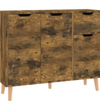 Sideboard Räuchereiche 90x30x72 cm Holzwerkstoff