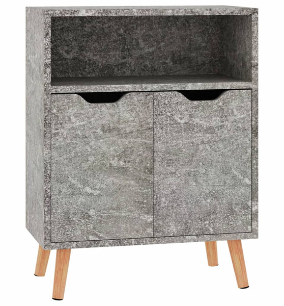 Sideboard Betongrau 60x30x72 cm Holzwerkstoff