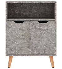 Sideboard Betongrau 60x30x72 cm Holzwerkstoff