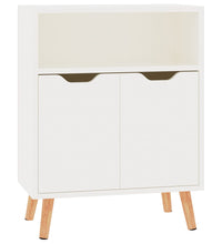 Sideboard Hochglanz-Weiß 60x30x72 cm Holzwerkstoff