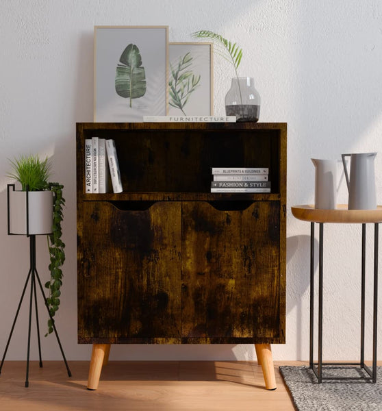 Sideboard Räuchereiche 60x30x72 cm Holzwerkstoff
