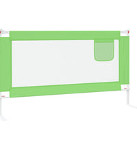 Kleinkind-Bettschutzgitter Grün 150x25 cm Stoff