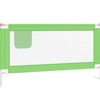 Kleinkind-Bettschutzgitter Grün 160x25 cm Stoff