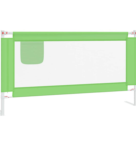 Kleinkind-Bettschutzgitter Grün 160x25 cm Stoff