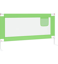 Kleinkind-Bettschutzgitter Grün 160x25 cm Stoff