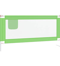 Kleinkind-Bettschutzgitter Grün 180x25 cm Stoff