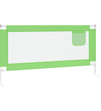Kleinkind-Bettschutzgitter Grün 180x25 cm Stoff